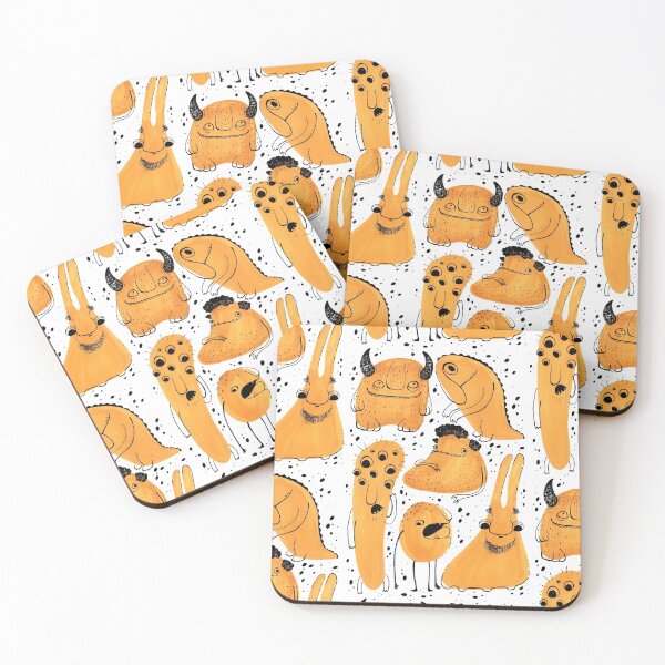 Item preview, Orange monsters designed and sold by boozkova-vorona.