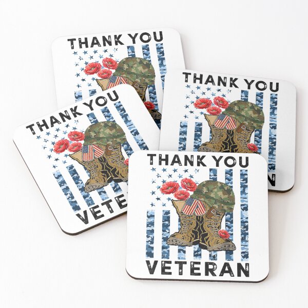 Item preview, Thank you veterans combat boots poppy flower veteran day designed and sold by Yanbennett.