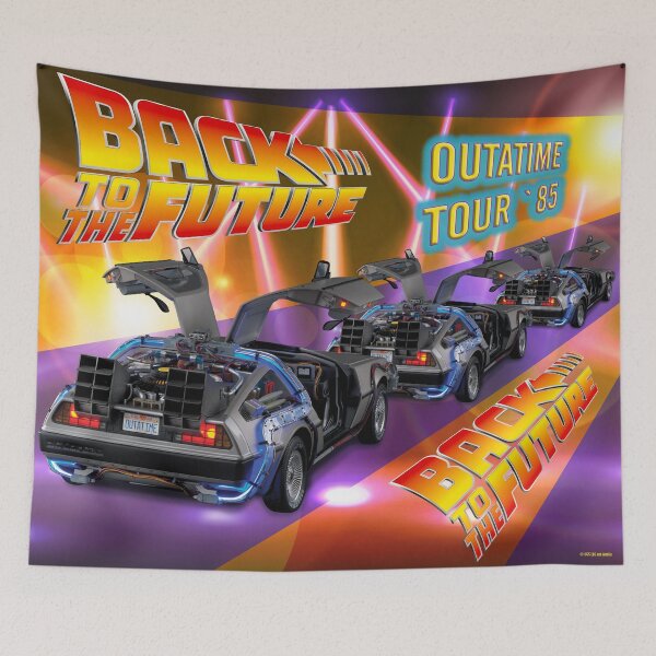 Item preview, Back to the future outatime tour, cool science fiction film, officially licensed fan art designed and sold by Mauswohn.