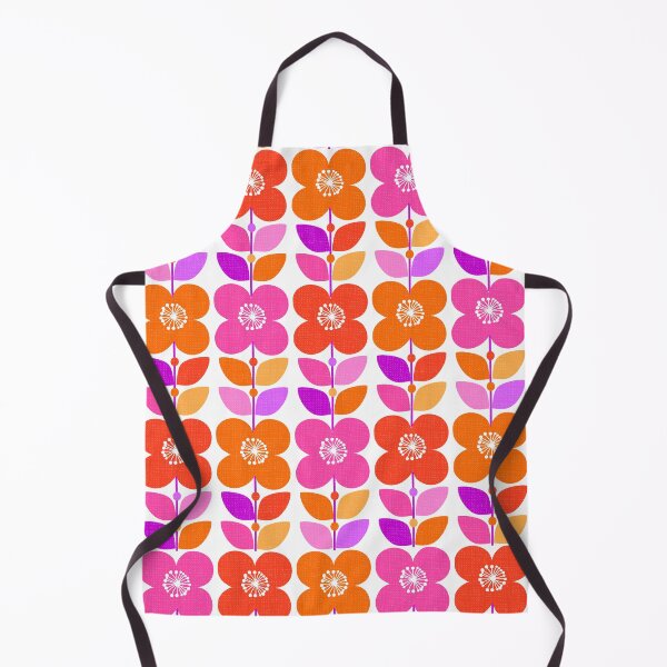 Item preview, Retro Flowers pink designed and sold by Cressidacarr.