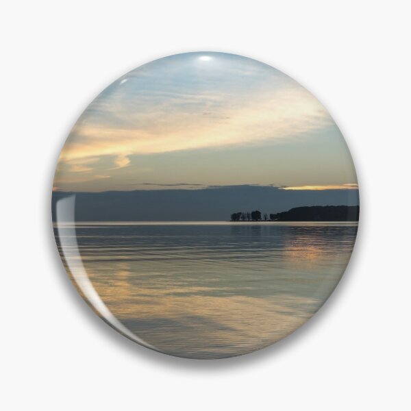 Item preview, Silky Layers and Patterns - Obscured Sunset at Lorraine Bay Lake Erie North Shore designed and sold by Georgia Mizuleva.