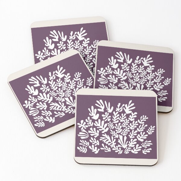 Artikelvorschau, Henri Matisse Flower, Papier Decoupes Art dark purple, Matisse Cutout's, Matisse inspired sheaf entworfen und verkauft von re-make-.