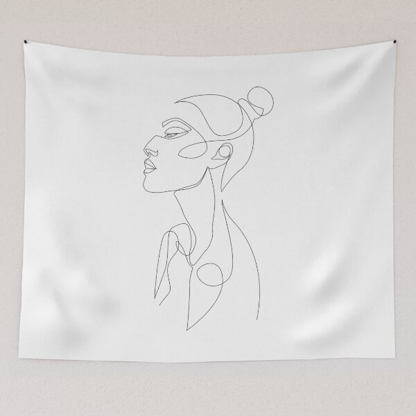 Item preview, RT - abstract line portrait designed and sold by addillum.
