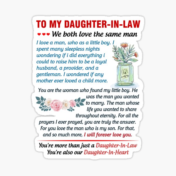 Aperçu de l'œuvre À ma belle-fille - vous êtes aussi notre belle-fille de cœur beau cadeau de la belle-mère, cadeau de Noël pour la belle-fille créée et vendue par latonyahm.