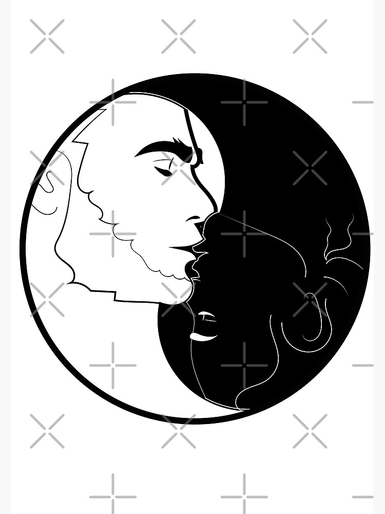 "Yin Yang Meaning Love" Poster by DESIGNNATS Redbubble