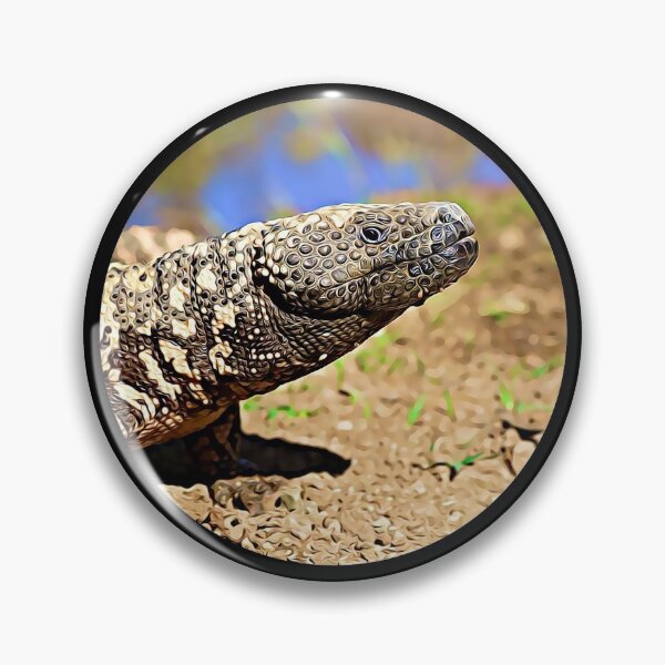 Item preview, Gila Monster Portrait designed and sold by RevolutionInPaint.