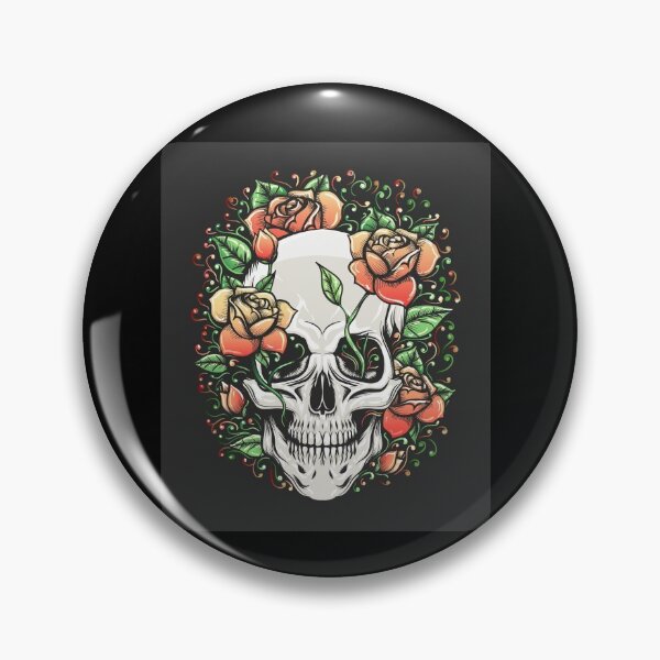 Item preview, Skull and Rose Branch  designed and sold by devaleta.
