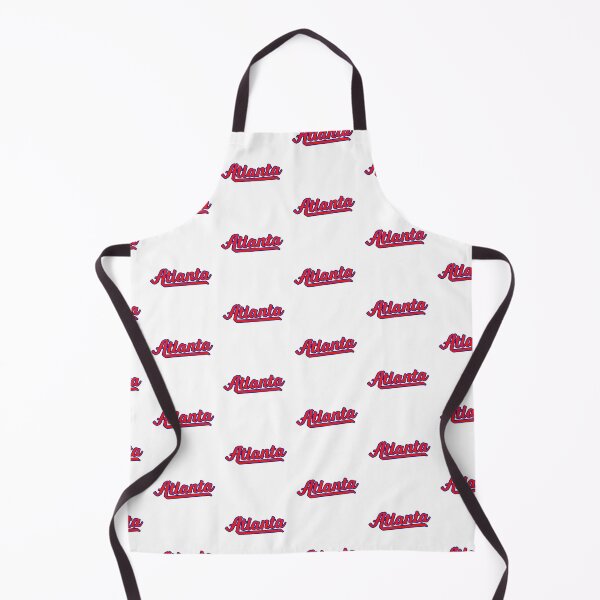 Item preview, Atlanta GA | Retro Sports Script Logo | Red and Blue designed and sold by retroready.