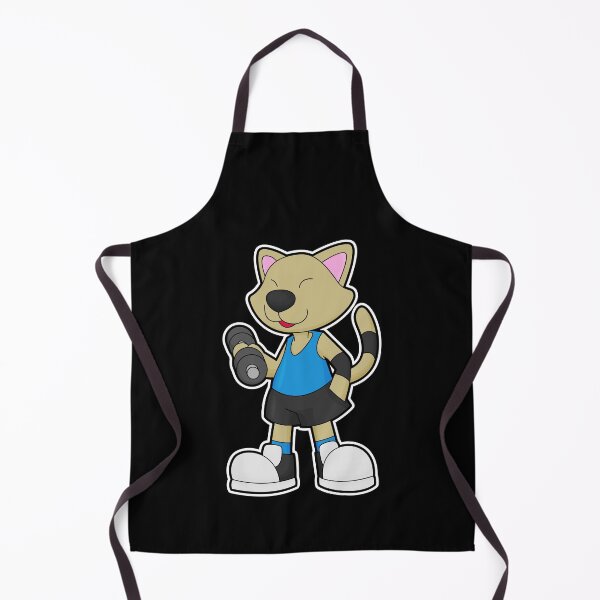 Item preview, Cat at Fitness with Dumbbell designed and sold by Snabdesign84.
