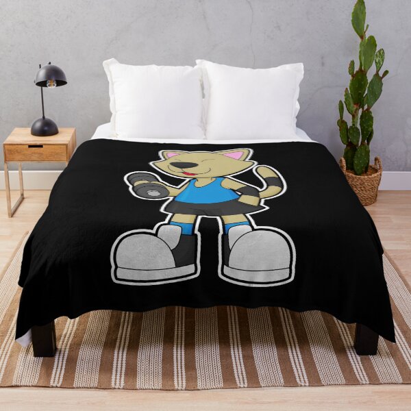 Item preview, Cat at Fitness with Dumbbell designed and sold by Snabdesign84.