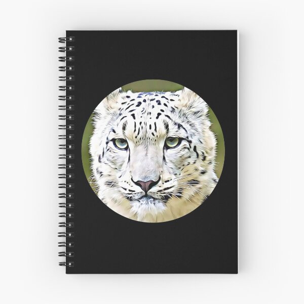 Item preview, Snow Leopard Portrait designed and sold by RevolutionInPaint.
