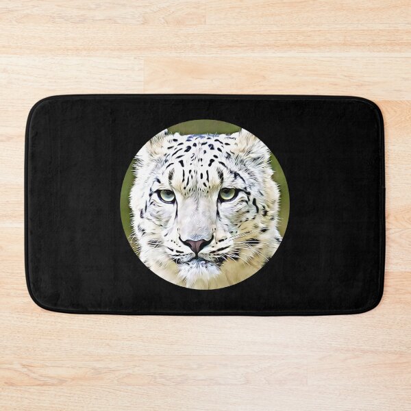 Item preview, Snow Leopard Portrait designed and sold by RevolutionInPaint.