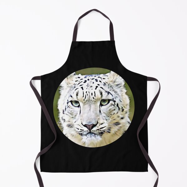 Item preview, Snow Leopard Portrait designed and sold by RevolutionInPaint.