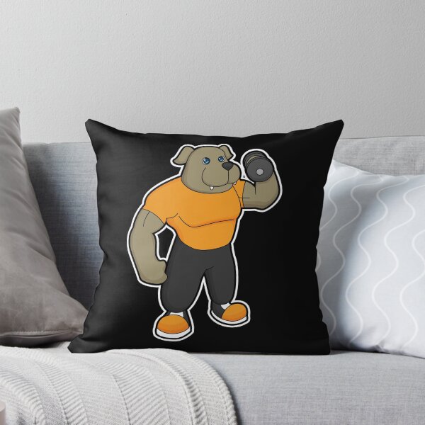 Item preview, Dog at Fitness with Dumbbell designed and sold by Snabdesign84.