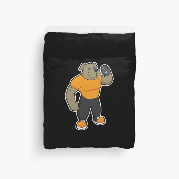 Item preview, Dog Bodybuilder Dumbbell Bodybuilding designed and sold by Snabdesign84.