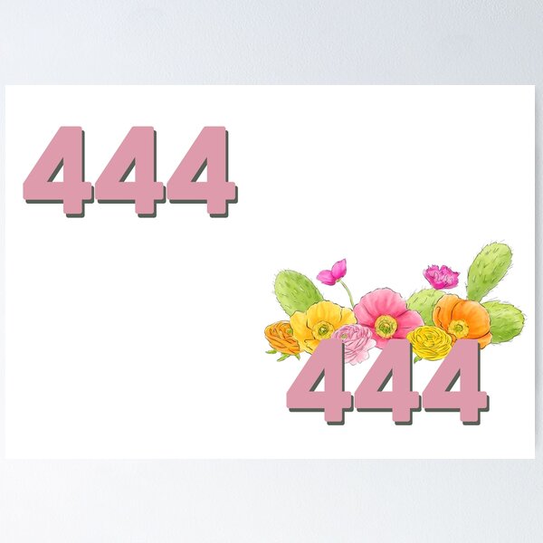 Item preview,  ANGEL NUMBER  444  PINK FLOWERS "PACK" designed and sold by RetroPlaceee.