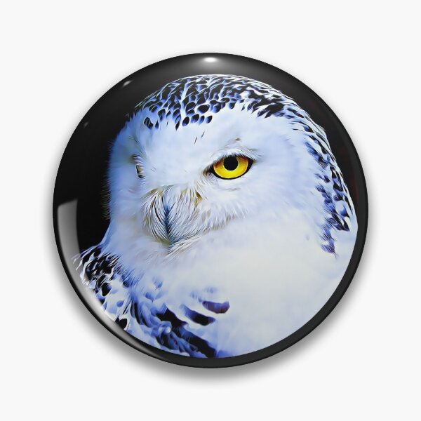 Item preview, Snowy Owl Portrait designed and sold by RevolutionInPaint.