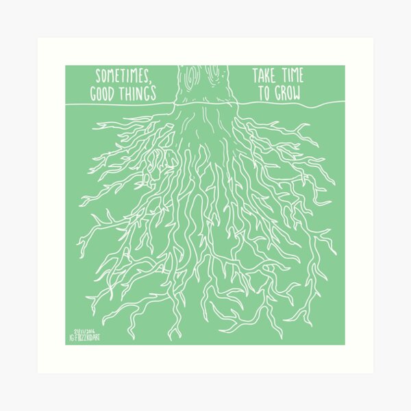 Grow Art Print