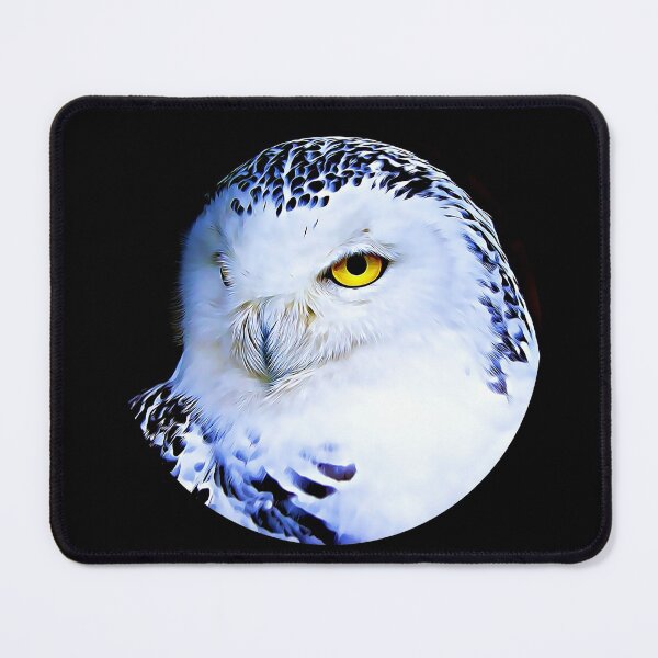 Item preview, Snowy Owl Portrait designed and sold by RevolutionInPaint.