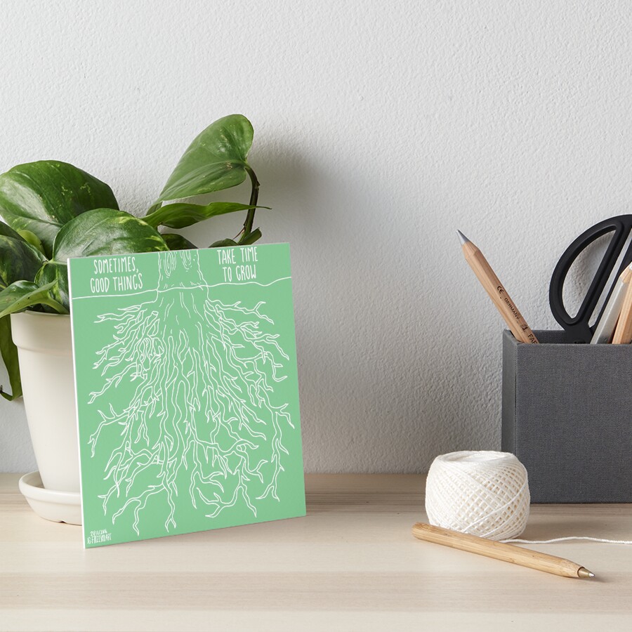 Grow Art Board Print
