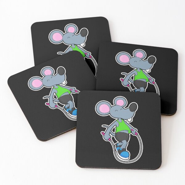 Item preview, Mouse at Fitness with Rope designed and sold by Snabdesign84.