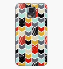 Funda/vinilo para Samsung Galaxy Chevrones del gato