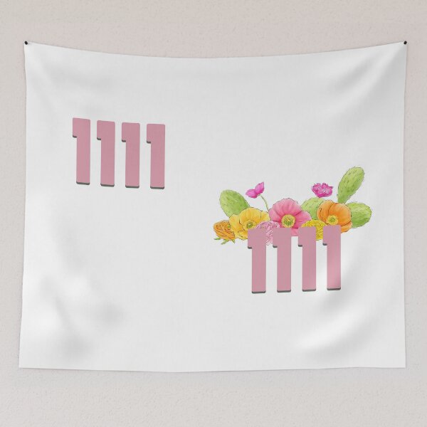 Item preview,  ANGEL NUMBER 1111 PINK FLOWERS "PACK" designed and sold by RetroPlaceee.