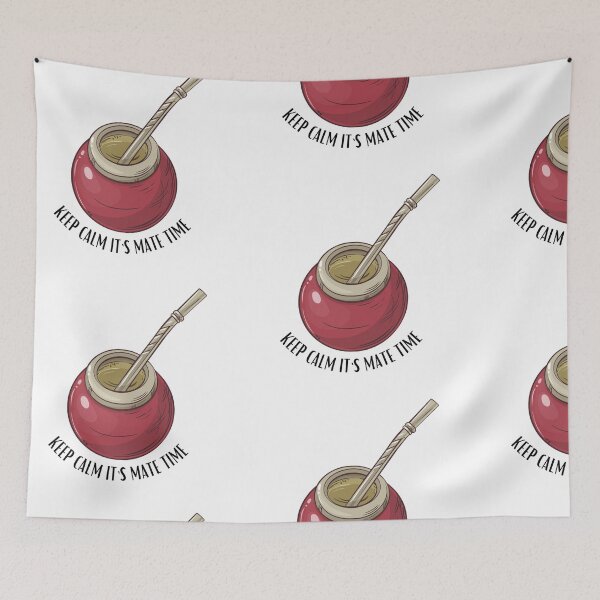 Item preview, Yerba Mate Keep Calm Argentina Tea Mood Cup Tea Herbs Lover designed and sold by DaniVi.
