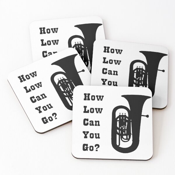 Item preview, How low can you go? Tuba player designed and sold by Bear Cave Designs.