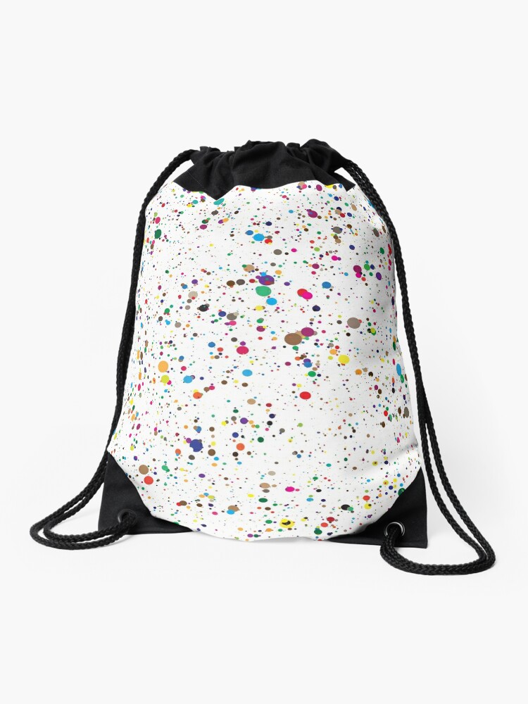 paint splatter luggage