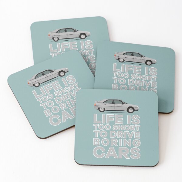 Item preview, Life is too short to drive boring cars - BX - red - sw designed and sold by knappidesign.