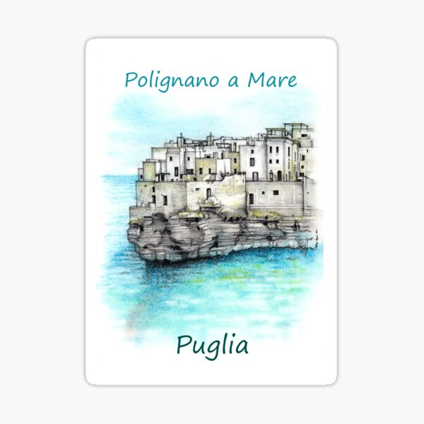 Polignano a Mare, Puglia, Italy Sticker