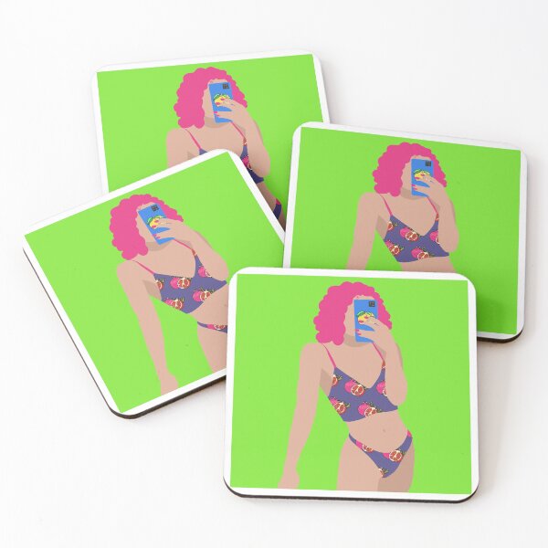Item preview, Girl on green background  designed and sold by Ulyana  Trehubava.