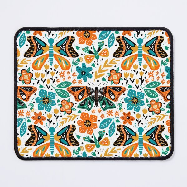 Item preview, Butterflies And Blooming Spring Flowers designed and sold by Vector Scout Lab.