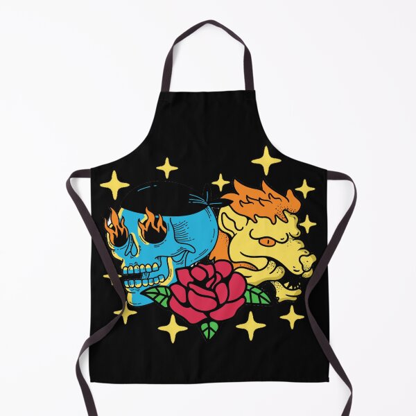 Item preview, Skull Head And Dragon Head With Rose designed and sold by shoppnow1.