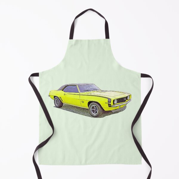 Item preview, Camaro retro yellow stylish car designed and sold by MikaelSh.