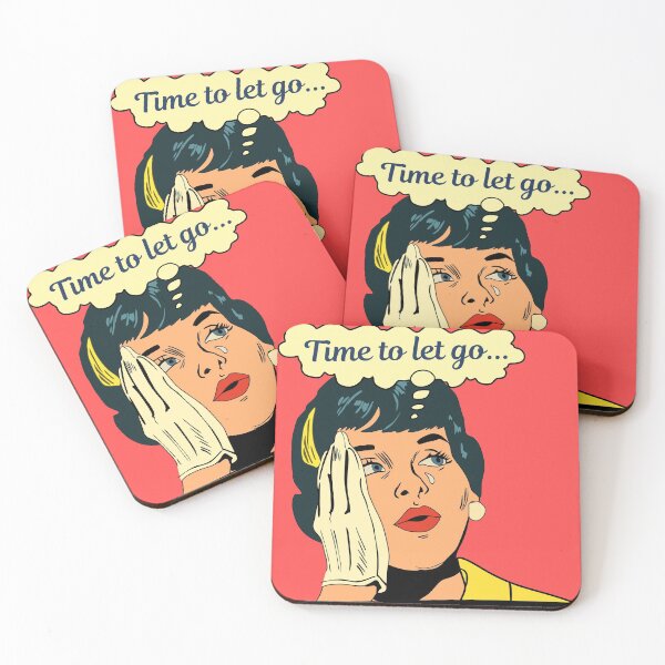 Item preview, Time To Let Go Crying Comic Girl Funny Saying Comicbook designed and sold by Imakeyouhappy.
