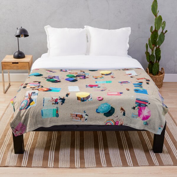 Artikelvorschau, Aerial Beach bunte Sommerschirme Print, Coastal Beach Print, Luftaufnahmen, Ocean Print, Sea Print, moderne Wohnkultur, Kunstdruck entworfen und verkauft von radub85.