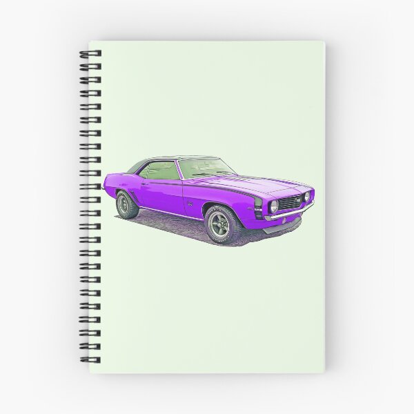Item preview,  Camaro retro purple stylish car designed and sold by MikaelSh.