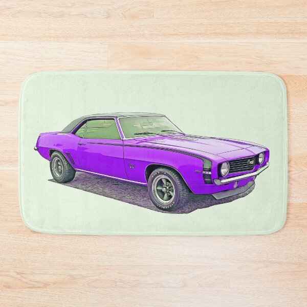 Item preview,  Camaro retro purple stylish car designed and sold by MikaelSh.