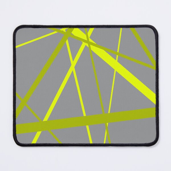 Item preview, Chaotic Yellow Lines Stripe Pattern Retro Style designed and sold by taiche.