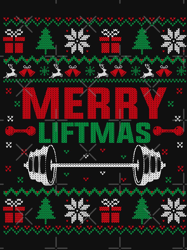 Merry Liftmas Shirt. Weight Lifting Shirt. Fitness Gifts. Ugly Christmas.  Fitness Apparel. Mens Christmas. Womens Christmas 