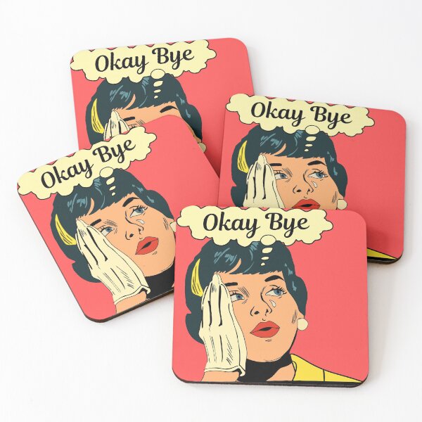 Item preview, Okay Bye Crying Comic Girl Funny Saying Comicbook designed and sold by Imakeyouhappy.