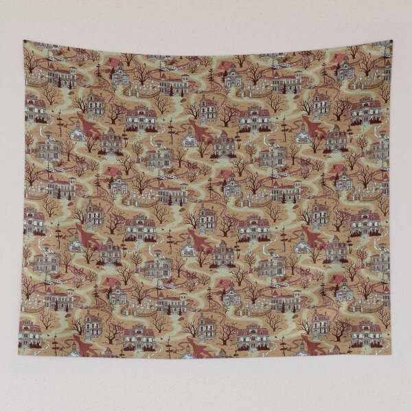 Item preview, Haunted Village (Dusty Rose) designed and sold by JadaFitch.