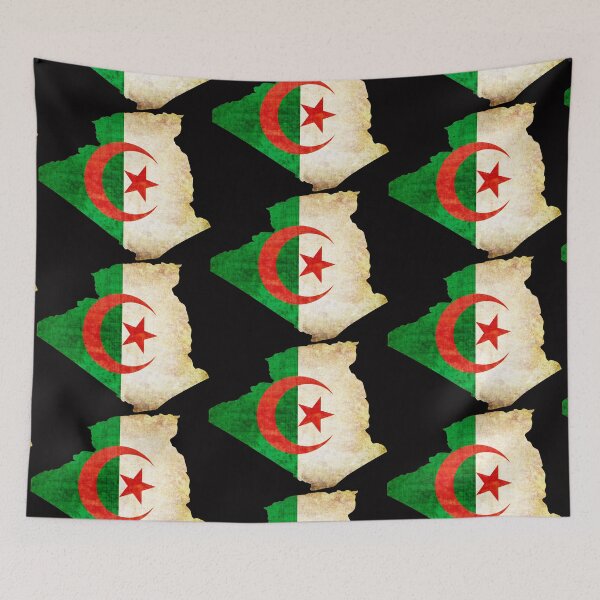 Item preview, Algeria Flag Map designed and sold by zuen.
