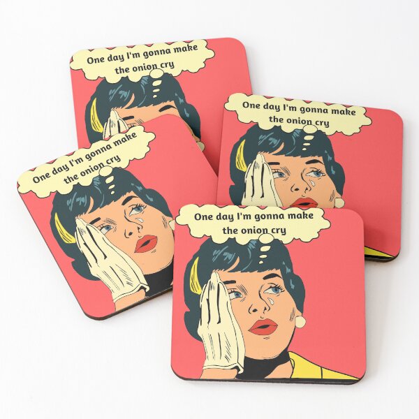 Item preview, One Day Im Gonna Make The Onion Cry  Crying Comic Girl Funny Saying Comicbook designed and sold by Imakeyouhappy.