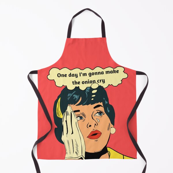 Artikelvorschau, Eines Tages werde ich die Zwiebel zum Weinen bringen, Comic-Mädchen lustiger Spruch Comicbuch entworfen und verkauft von Imakeyouhappy.