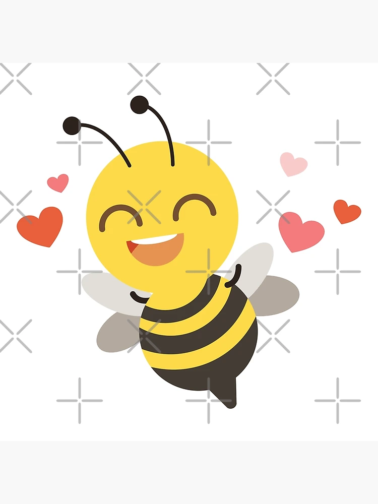 Keep Calm Honey Bee Collecting Honey Love bumble bee ,Gift friend Funny Art  Design Happy Apparel Essential Inspiration Joy Mood | Art Print