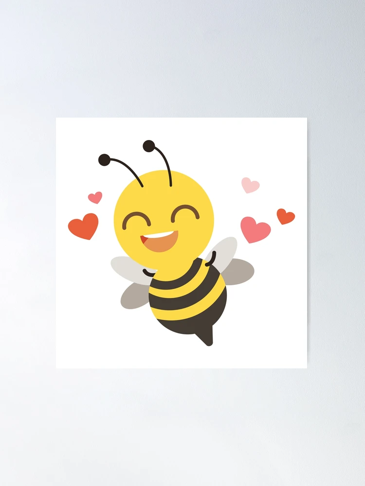 Keep Calm Honey Bee Collecting Honey Love bumble bee ,Gift friend Funny Art  Design Happy Apparel Essential Inspiration Joy Mood Poster for Sale by  DesignByHeartUK