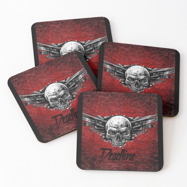 Item preview, Skull with deadline lettering designed and sold by Mehmet40.